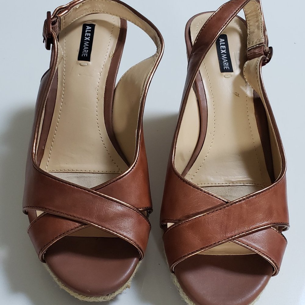 Alex Marie Leather Slingback Shoes